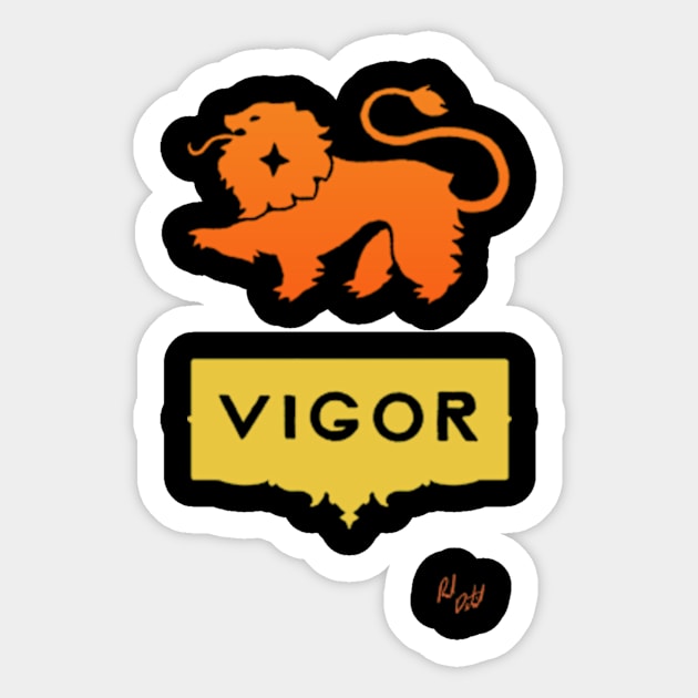 Vigor Cat Sticker by robbadopolis